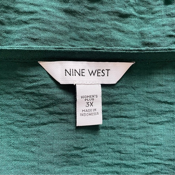 Nine West Long Sleeve Ruffle Blouse - Picture 5 of 6